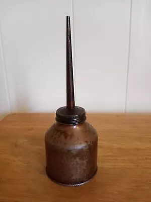 Vintage Coppertone Metal Motor Oil Can Empty • $20