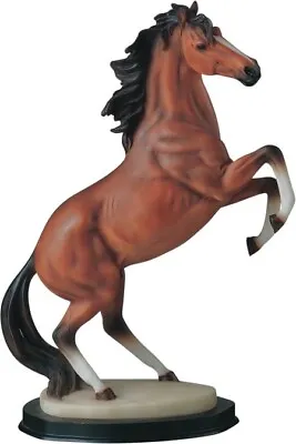 14 H Standing Brown Mustang Horse Figurine • $50.77