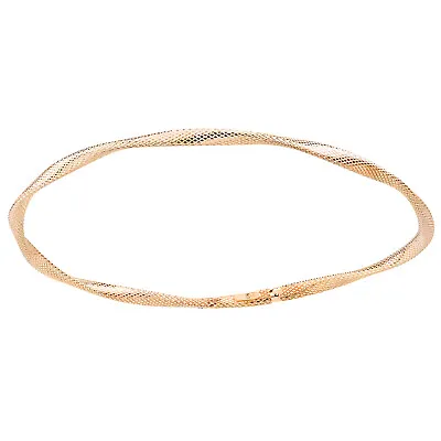 9ct Rose Gold 6.5cm Closed Bangle By Citerna • £118.96