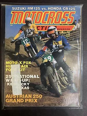 Motocross Action Magazine * OCTOBER  1975 *  Suzuki RM125 Honda CR125 *  #MOT-5 • $37.99