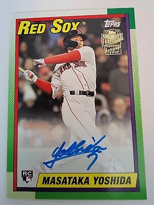 2023 Topps Archives Fan Favorites MASATAKA YOSHIDA AUTO RC Red Sox Rookie • $24.99