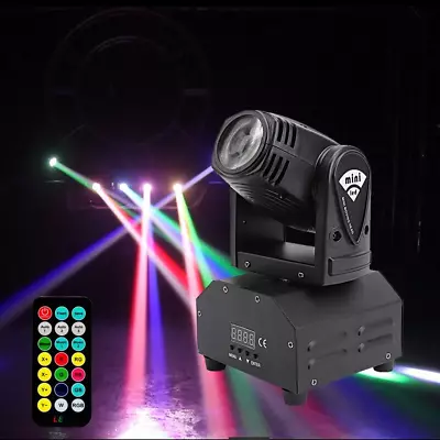 Mini Moving Head DJ Light 4In1 DMX-512 RGBW LED Beam Effect Party Light (1-Pack) • $107.99