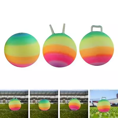 Jumping Ball Bouncy Ball 18in Exercise Ball Outdoor Yard Game Colorful Sports • $36.19