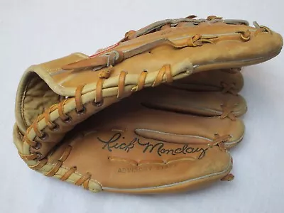 Vintage Spalding 42-3235 Rick Monday Baseball Glove Rht 12  Advisory Staff Nice • $19.95