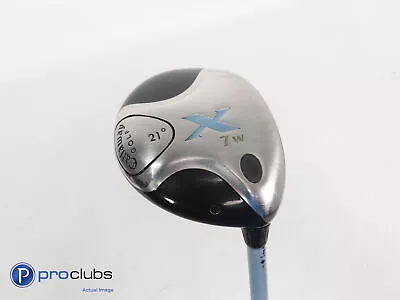 Ladies Callaway 2006 X 21* 7 Wood - Callaway Fujikura 55g Ladies Flex - 364939 • $15.99