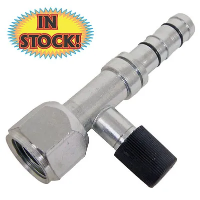 Vintage Air 347101-VUR - #10 Straight Aeroquip E-Z Fitting With Service Port • $70