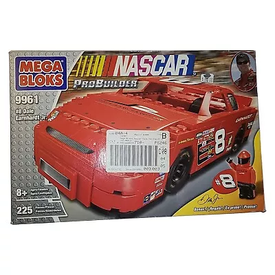 Mega Bloks Pro Builder Nascar Dale Earnhardt Jr #9961 New 2004 Vintage Model Car • $30