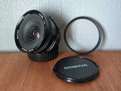 Cosina 20mm F3.9 Lens Pentax Fit Wide Vintage Adapt To Sony Canon Panasonic Etc • £69