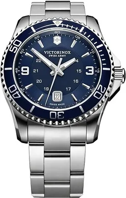 Victorinox Men's Maverick Analog Display Swiss Army Quartz Watch 241697 Sapphire • $449.99