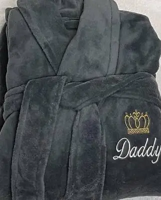 $64.90 • Buy Personalised Embroidered Dressing Gowns/Robes Christmas Gifts