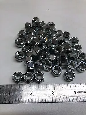 5/16-18  Zinc Nylon Insert Stop Lock Nut - 500 Pieces • $30