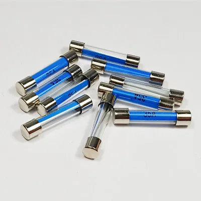 35 Amp Glass Fuse 35A Amps 6mmx30mm Quick Blow Fuses - 6mm X 30mm Size • £1.99