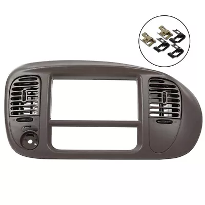 Fit For 97-03 Ford F150 Expedition Radio Climate Trim Bezel Dash Panel Brown • $27.16