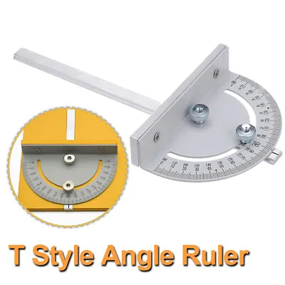 DIY Mini Table Saw Circular Router Miter Gauge Woodworking Machines Angle Ruler • $11.81