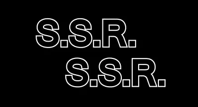 SSR Seven Star Leaf Initial D Decal Sticker JDM Drift Racing Car Doors Set Of 2 • $22.06