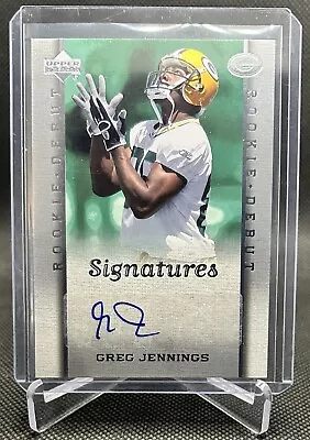 2006 Upper Deck Greg Jennings Rookie Debut Signatures Packers • $12