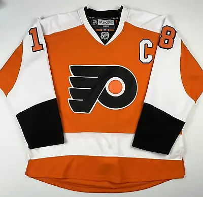 Mike Richards Stitched Jersey Mens Sz 50 Philadelphia Flyers Hockey NHL RbK CCM • $65.18