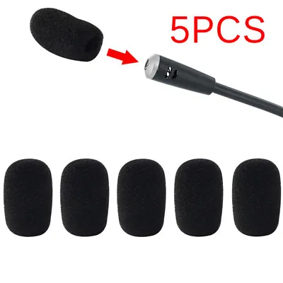 5PCS Mic Microphone Windscreen Soft Foam Pad Mic Cover Holder Sponge Skin ;-d • $2.27