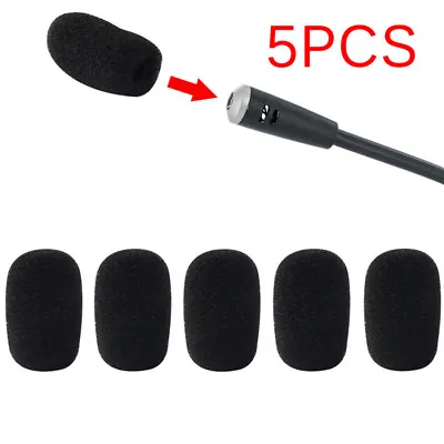 5PCS Mic Microphone Windscreen Soft Foam Pad Mic Cover Holder Sponge Skin WOZ • $1.82