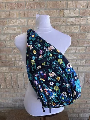 Vera Bradley Sling Backpack Quilted Fun Floral Print • $35