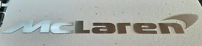 McLaren Garage Sign Brushed Aluminum Lettering 6 Feet Wide • $99.27