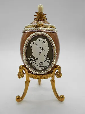 Faberge Egg Taste: Sumptuous Cameo Jewelry Box. • £50.34