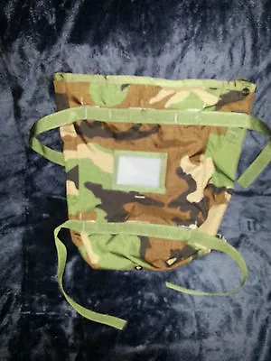 Military MOLLE II Woodland Camo Radio Pouch X2 • $15