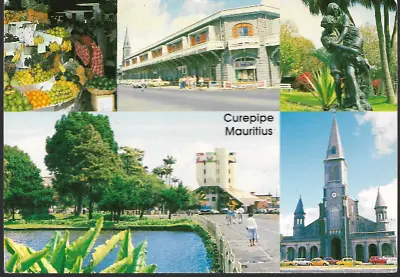 Curepipe Mauritius - Multiview Postcard C.1980s • £3.50