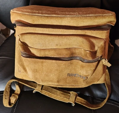 $29.99 • Buy Estate Fresh Ranchero Camera Bag Vintage Genuine Cowhide Made In USA R-621
