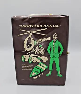 1970s VIntage  Action Figure Case  For G.I Joe. Big Jim Action Jackson And LR • $49.95