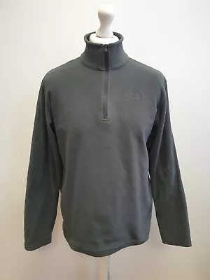 £24.99 • Buy Hh609a Mens The North Face Grey 1/4 Zip Fleece Base Layer Uk M Eu 50