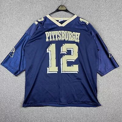 Vintage Pittsburg Panthers Jersey Mens XL 90s In-Zone Football Pitt USA Made • $17.99