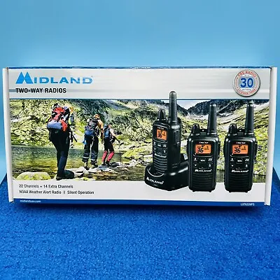 Brand New Midland LXT633VP3 36-Channel Two-Way UHF Radio (3-Pack) • $67.98