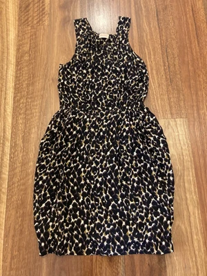 $32.95 • Buy Gorman 100% Silk Cocktail Dress Animal Print Pockets Size 8 Winter 13