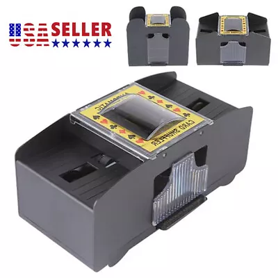 2 Deck Automatic Card Shuffler Poker Cards Shuffling Machine Casino Playing • $13.96