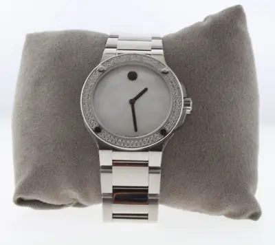 Movado Extreme Diamond Mother Of Pearl Dial Ladies Watch • $1895