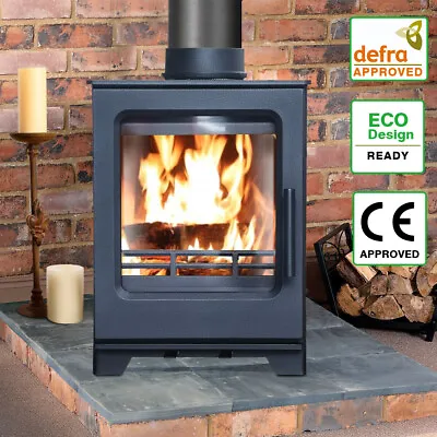 Defra Approved 5KW Multifuel Stove Log Wood Burning Woodburner Eco Design Ready • £509.95