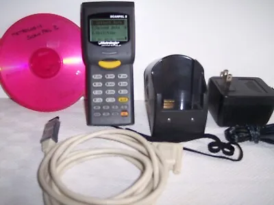 METROLOGIC SCANPAL 2 BARCODE SCANNER With Charger And Data Cable • $45