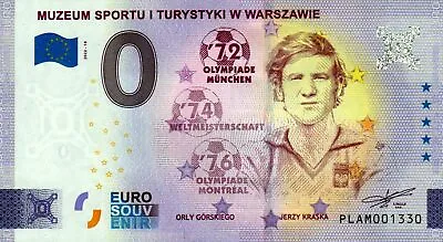 £7.54 • Buy Zero Euro Bill - 0 Euro - Poland - Muzeum Sportu I Turystyki W Warszawie 2022-18