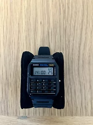 Casio Data Bank Men's Black Watch - CA-53W-1Z • £35