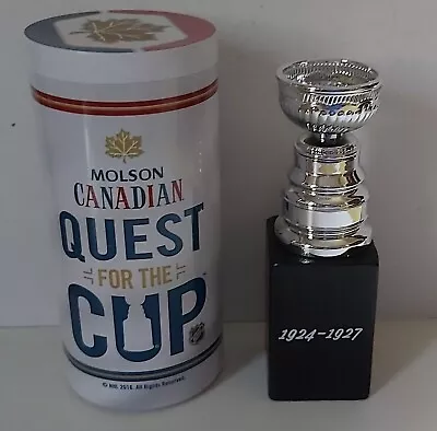 Molson Canadian Quest For The Cup Mini Stanley Cup 1924-1927 MIP • $6