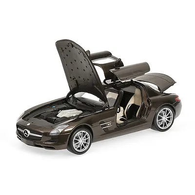 MINICHAMPS MERCEDES SLS AMG BROWN METALLIC 1:18 LE 1008pcs**New Release! • $299