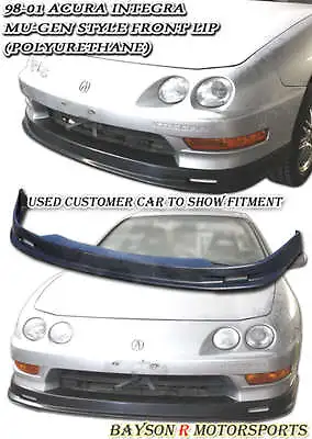 Fits 98-01 Acura Integra 2/4dr Mu-gen Style Front Bumper Lip (Urethane) • $89.99