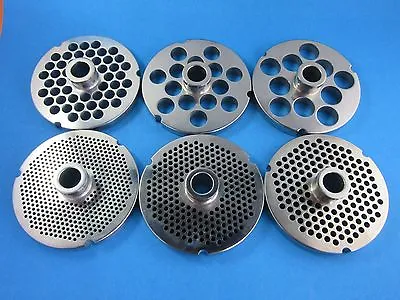 PICK YOUR SIZE #52 S/Steel Meat Grinder Plate W/ HUB Hobart 4152 4552 4752 4352 • $87.75