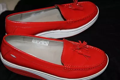 Mbt Ladies Red Patent Leather Shoes. U.s. Sz : 7. Worn Once. Free Post. Rrp $369 • $95