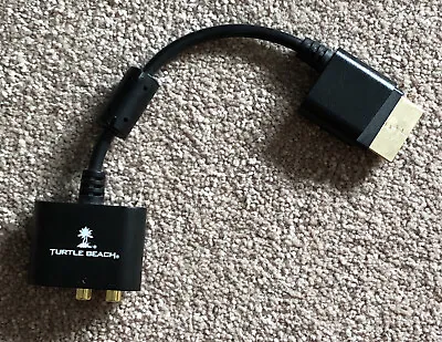 Preowned Turtle Beach Ear Force Headset Audio Adapter Cable Xbox 360 Earforce • $14