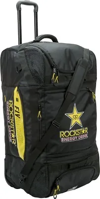 Fly Racing Rockstar Roller Grande Gear Bag - Black/yellow - Mx/enduro/mtb/bmx • $169.95