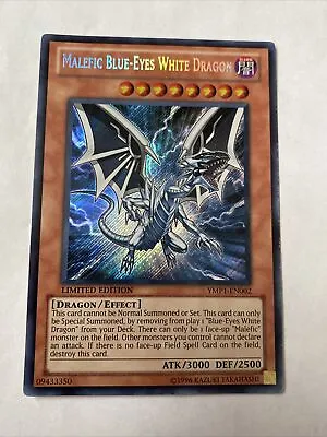 Malefic Blue Eyes White Dragon Secret Rare Limited Edition • $9.83