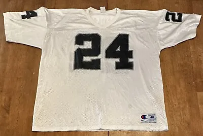 Vintage Charles Woodson Oakland Raiders Champion Football Jersey 2XL Stains 48 • $25