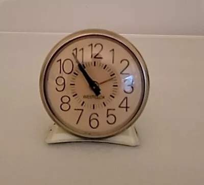 Westclox Wind Up Alarm Clock TESTED • $14